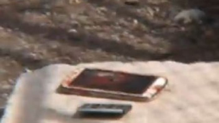 Cep telefonu hayatını kurtardı İZLE