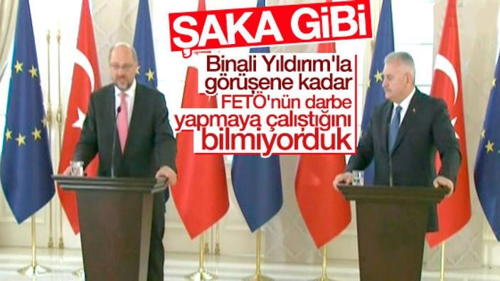 Schulz'dan FETÖ açıklaması: Gerekli tepkiyi veremedik