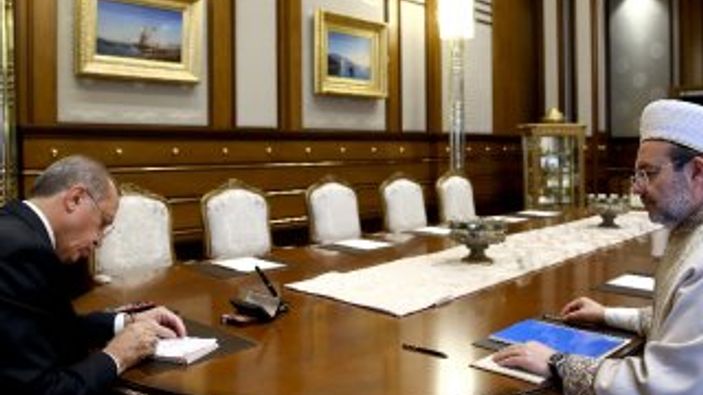 Cumhurbaşkanı Erdoğan'dan Diyanet'e kurban bağışı