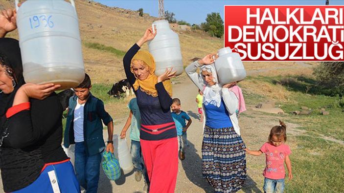Diyarbakır'ın Yeşilvadi sakinleri 4 yıldır susuz yaşıyor