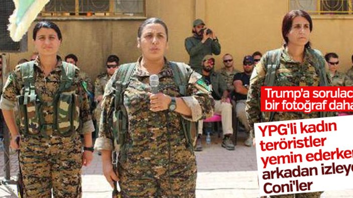 ABD'li askerler YPG'lilerin yemin törenine katıldı