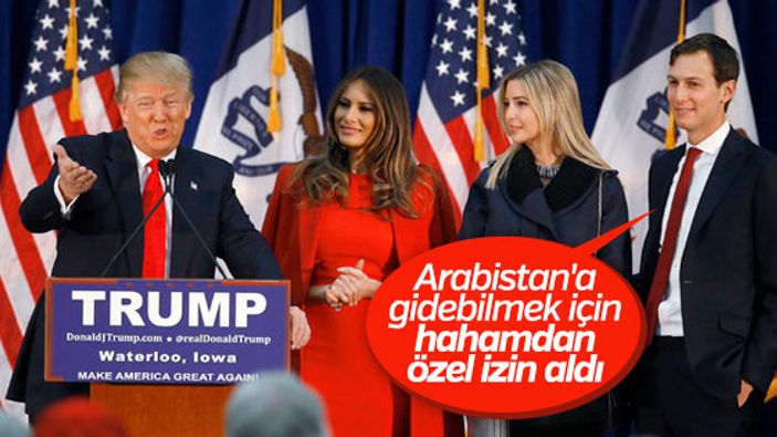 Trump'ın kızı babasıyla gezmek için hahamdan izin aldı