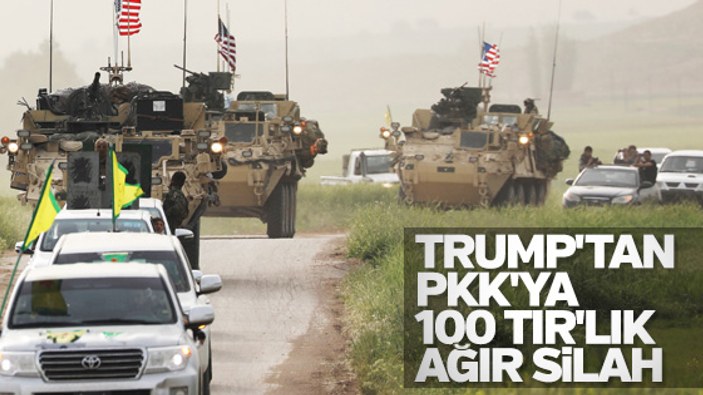 ABD terör örgütü YPG'ye silah gönderdi