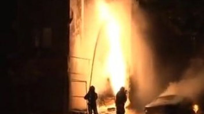 Bağcılar'da doğalgaz patlaması