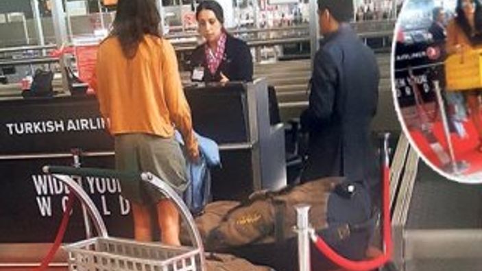 Eda Taşpınar 140 kilo bagaja 3 bin TL ödedi