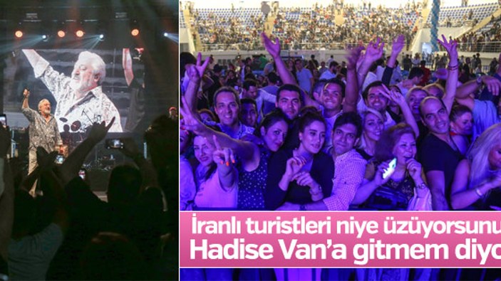 Van'da İranlı turistler konsere akın etti