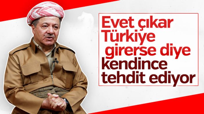 Barzani'den referandum öncesi savaş tehdidi