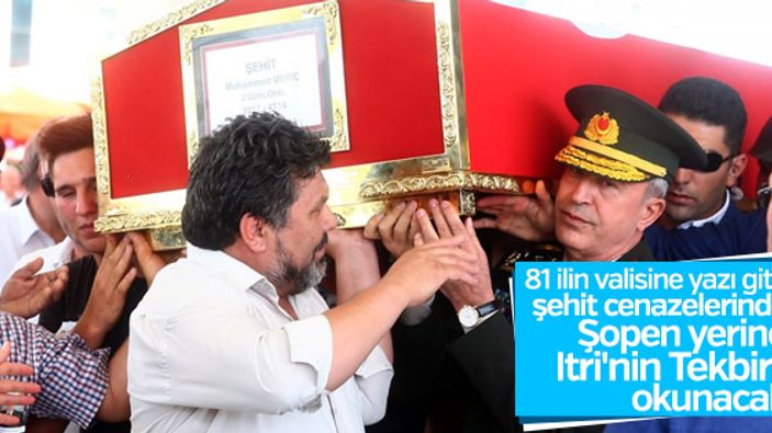 Şehit cenazelerinde Şopen çalınmayacak