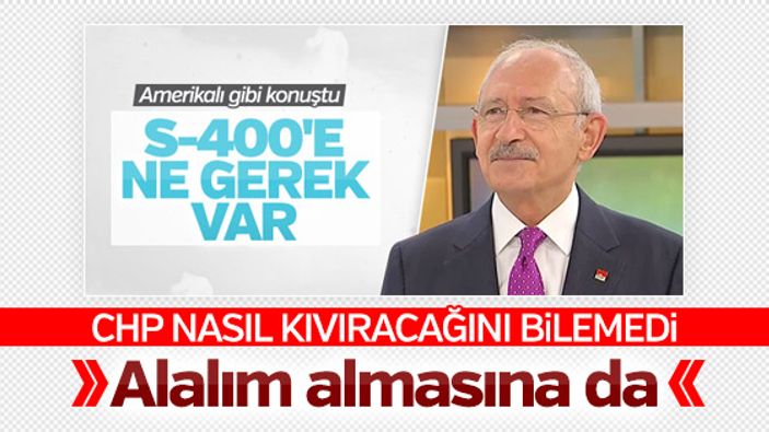 CHP S-400 konusunda fikir değiştirdi