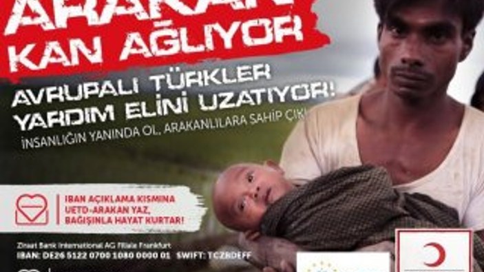 Türk Kızılayı'ndan Arakan'a yardım kampanyası