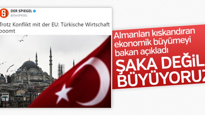 Bakan Tüfenkci: Şaka yapmıyoruz Türkiye büyüyor