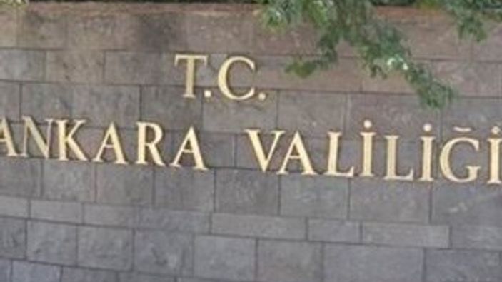 Ankara Valiliği'nden konferans yasağı
