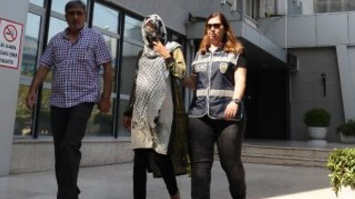 9 aylık hamile kadın hırsızlıktan gözaltına alındı