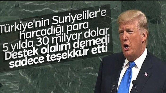 Donald Trump ilk kez BM Genel Kurulu'nda