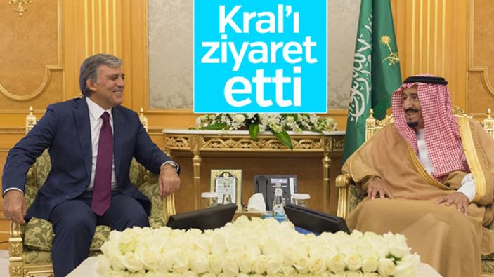Abdullah Gül Suudi Arabistan'da