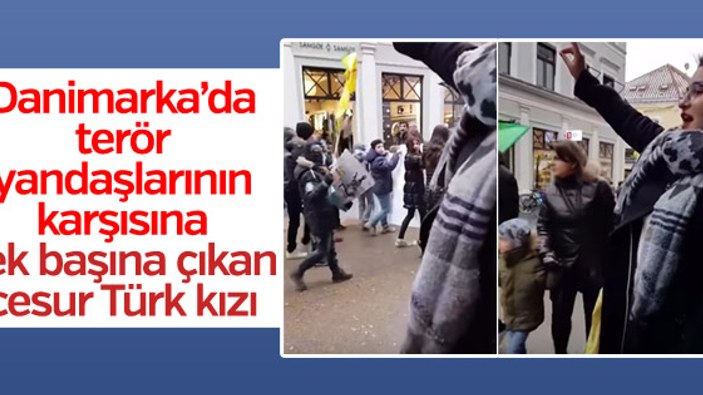 Danimarka'da PKK yandaşlarına Türk tokadı