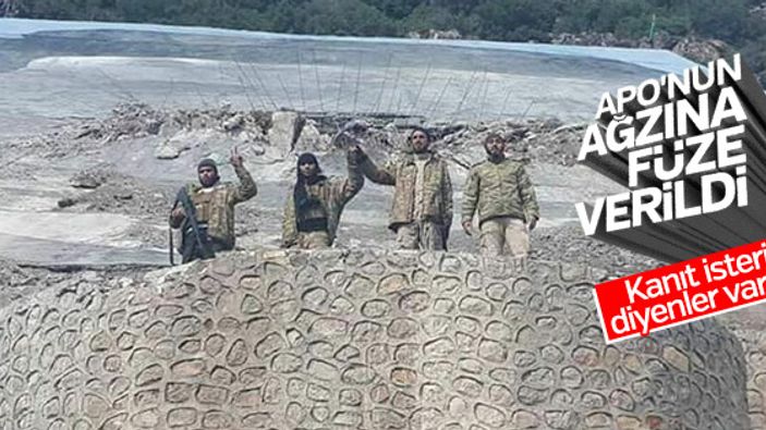 SİHA ile vurulan Öcalan anıtının son hali
