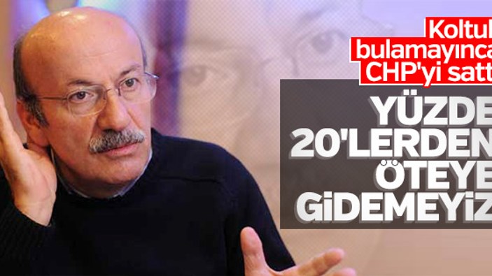 Mehmet Bekaroğlu CHP'den ümidini kesti