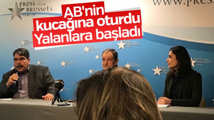 Terörist Salih Müslim'den AB merkezinde yalan propaganda
