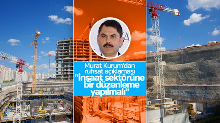 Kurum: İnşaat sektörüne bir düzenleme yapılmalı