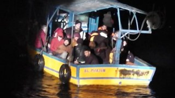 Mersin'de 38 kaçak göçmen yakalandı