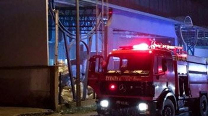 Bursa'da yangın: 500 bin liralık makine zarar gördü