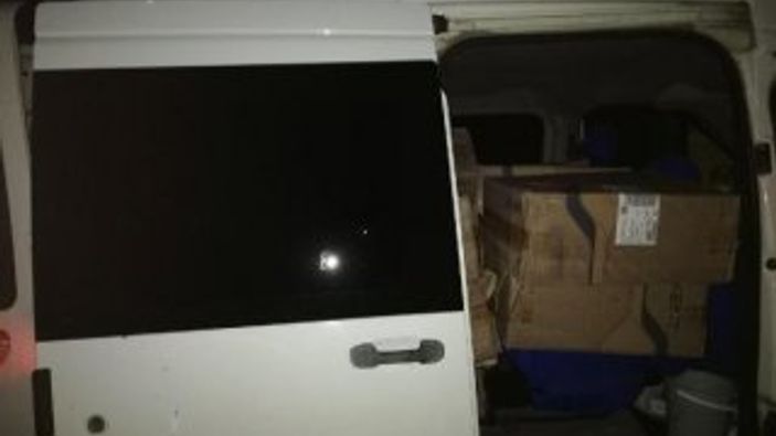 Van'da 9 bin 500 paket kaçak sigara ele geçirildi