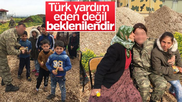 TSK, Afrinlilere şifa oluyor
