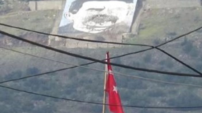 Bülbül bölgesinde Türk bayrakları dalgalanıyor