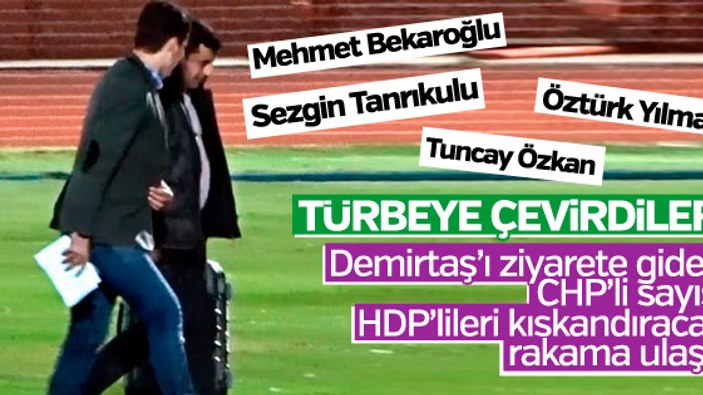 CHP vekilleri Demirtaş'ı HDP'den çok ziyaret etti