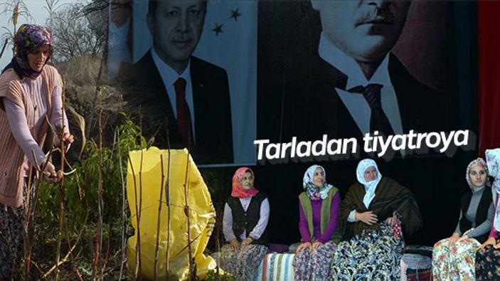 Tarlada prova yaptılar sahnenin yıldızı oldular
