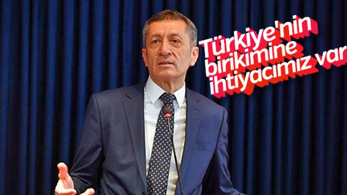 Bakan Selçuk: Türkiye'nin birikimine ihtiyacımız var
