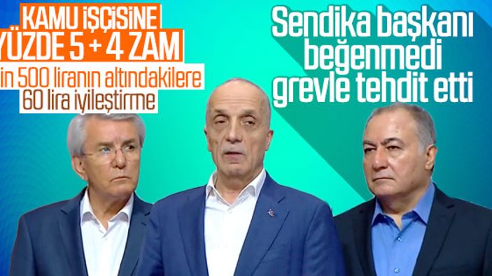 Kamu işçisinin zam pazarlığı