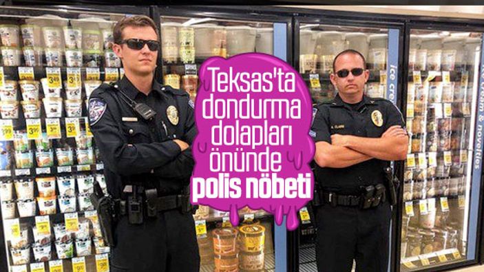 ABD polisinin dondurma görevi