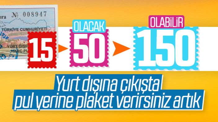 Yurt dışına çıkış harcında rakam 3 katına çıkabilir
