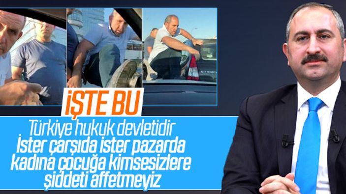 Bakan Gül'den hamile kadının aracına saldırı açıklaması