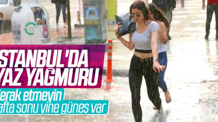 Meteoroloji duyurmuştu: İstanbul'da yağış başladı