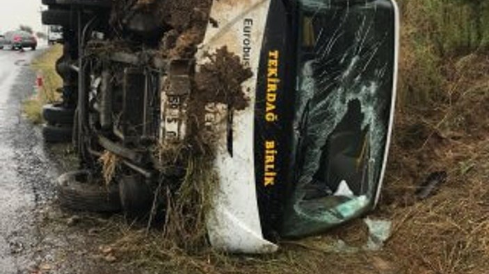 Tekirdağ'da kaza: 8 yaralı