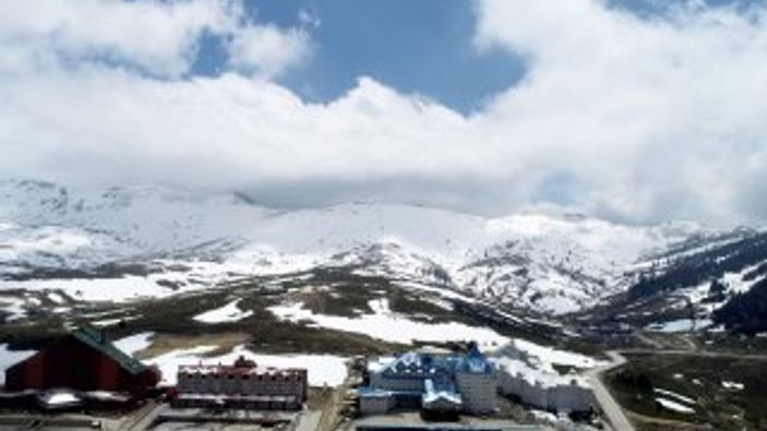 Uludağ'da kar sezonu başladı, kar yok