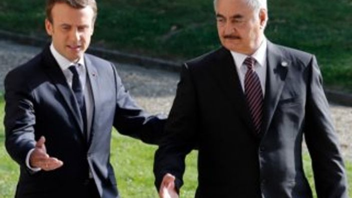 Macron, Hafter'i resmi davet ile Fransa'ya çağırdı