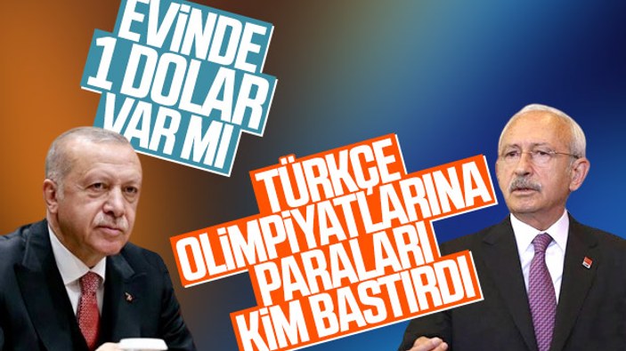 Kılıçdaroğlu'ndan Cumhurbaşkanı Erdoğan'a para yanıtı