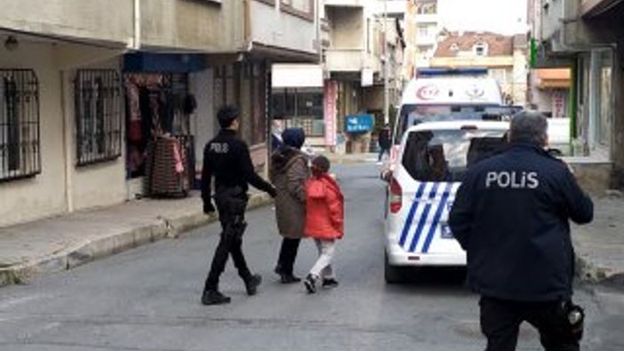 Küçükçekmece'de, kadın kocasını bıçakla yaraladı