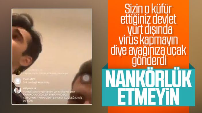 KYK yurduna yerleştirilen öğrenci, devlete küfür etti