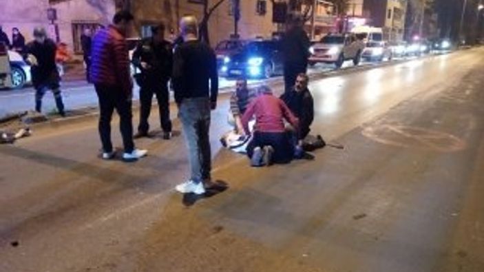 İzmir'deki kaza güvenlik kamerasına yansıdı