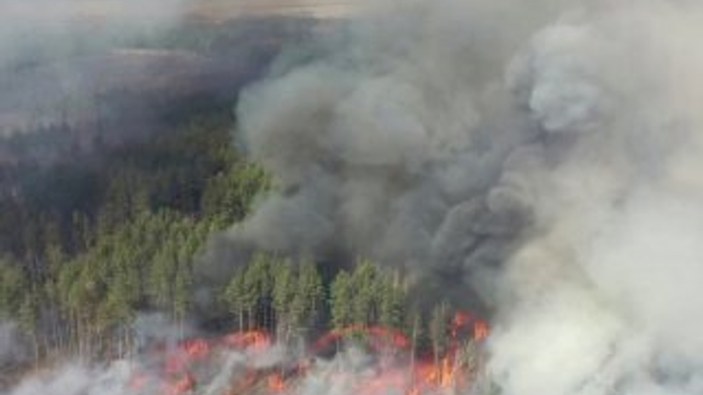 Çernobil’de 10 gündür süren orman yangını söndürüldü