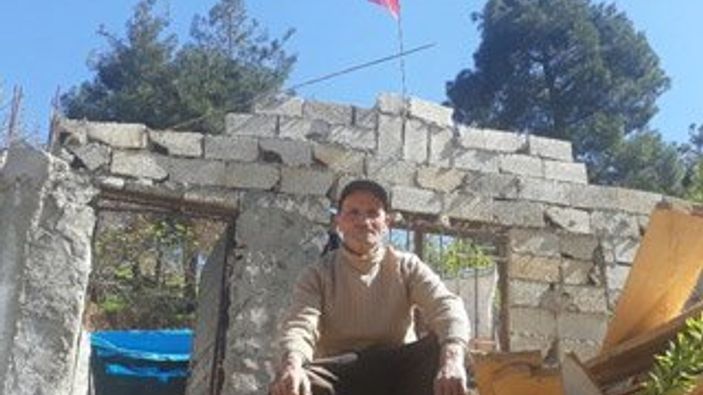 İmkansızlıktan evini tamamlayamadı