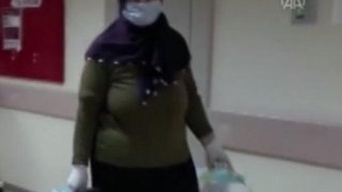 Rize'de kanser hastası kadın koronavirüsü yendi