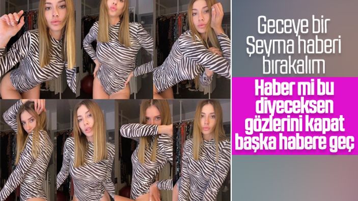 Şeyma Subaşı'dan gece yarısı pozları