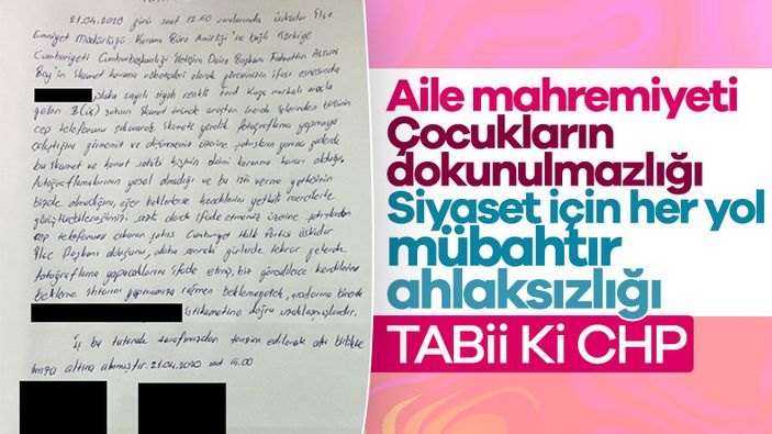 CHP'li başkandan Altun Ailesi'ne foto taciz