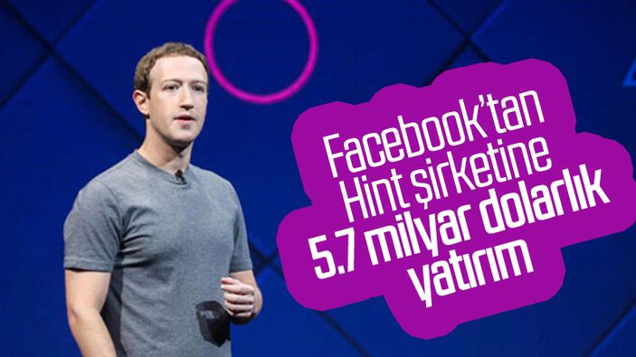 Facebook'tan, Hindistan'a 5.7 milyar dolarlık dev yatırım
